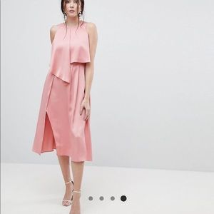 Open back midi dress